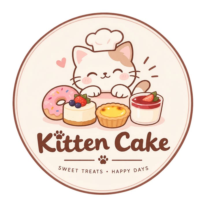 Kitten Cake Logo